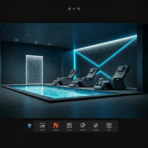 Recovery Zone com poltronas zero gravity e crioterapia